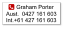 Graham Porter Aust.  0427 161 603Int.+61 427 161 603